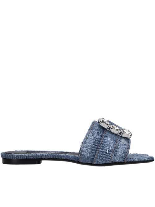Fabric mules DOLCE&GABBANA | CQ0538 AY841 8H618COBALTO SCURO